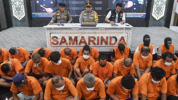 Polresta Samarinda Tangkap 46 tersangka Kasus Hasil Operasi Pekat
