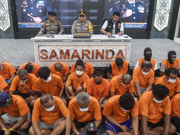 Polresta Samarinda Tangkap 46 tersangka Kasus Hasil Operasi Pekat