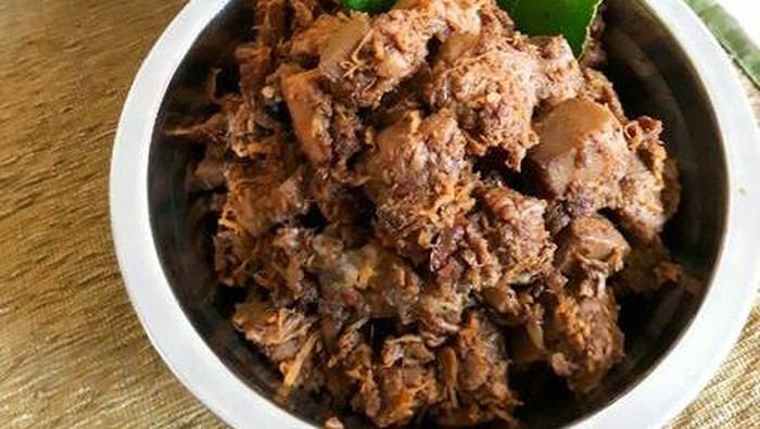 ilustrasi rendang terong, nangka muda, jengkol