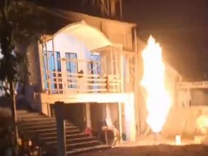 Api Setinggi 6 Meter Menyembur dari Sumur Bor di Bojonegoro