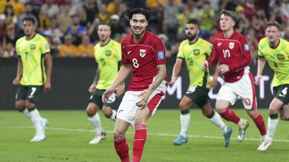 Australia puas banget bisa menghantam Indonesia. (Foto: AP Photo/Mark Baker)