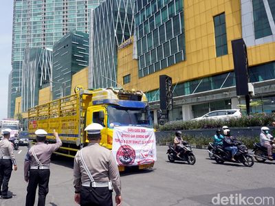 Demo Sopir Truk soal Pembatasan Angkutan Barang