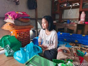 Kisah Fitri Hidup Sebatang Kara di Kabupaten Banjar