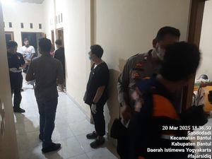 Terungkap Pria Bantul Bunuh dan Simpan Mayat Pacar Saat Kontrakan Sepi