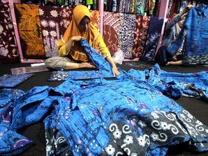 Produksi Batik Khas Sidoarjo Meningkat Jelang Lebaran