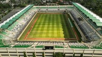 Stadion dengan kapasitas 20.595 kursi dan berstandar FIFA itu merupakan salah satu dari 17 stadion yang diresmikan Presiden Prabowo Subianto.
