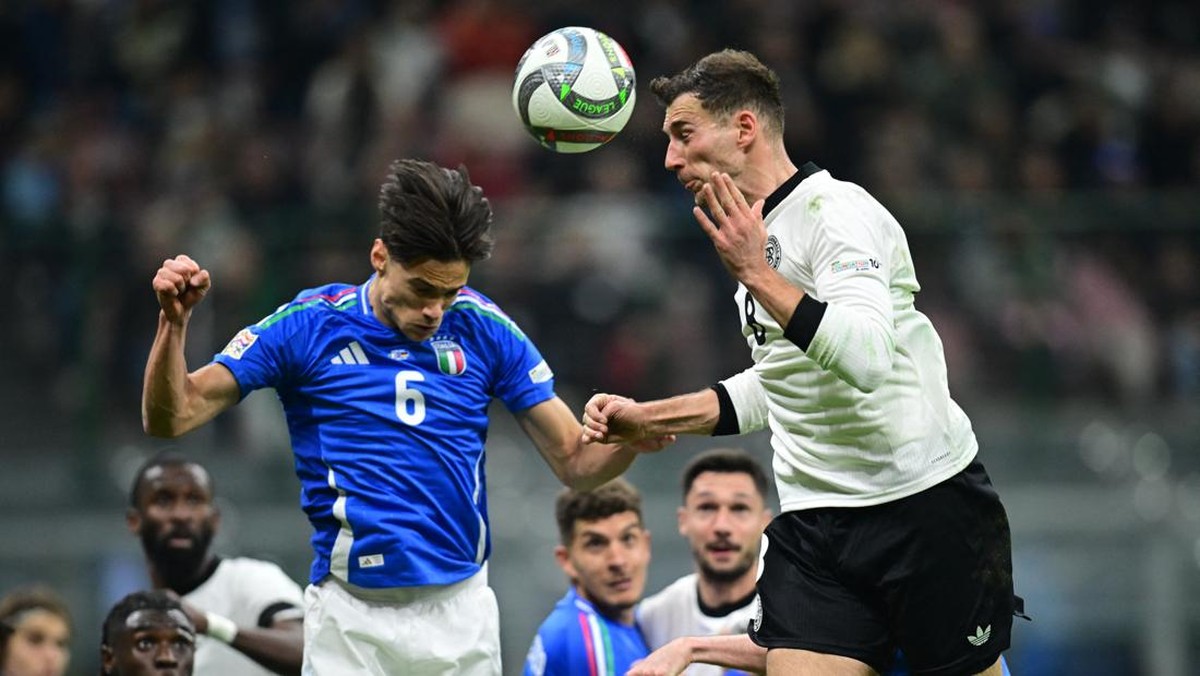 Jerman menang 2-1 atas Italia di leg pertama perempafinal UEFA Nations League (Foto: REUTERS/Daniele Mascolo)