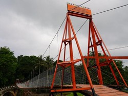 Jembatan Gantung Rampung, Akses Megamendung-Cisarua Bogor Kembali Terhubung
