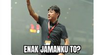 Meme Kocak STY Piye Kabare Enak Jamanku To? Usai Timnas Kalah