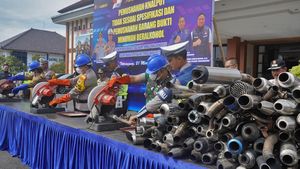 Polres Temanggung Musnahkan Ribuan Knalpot dan Botol Miras