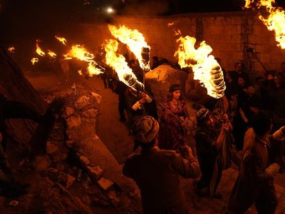Semarak Suku Kurdi Irak Rayakan Tahun Baru Persia