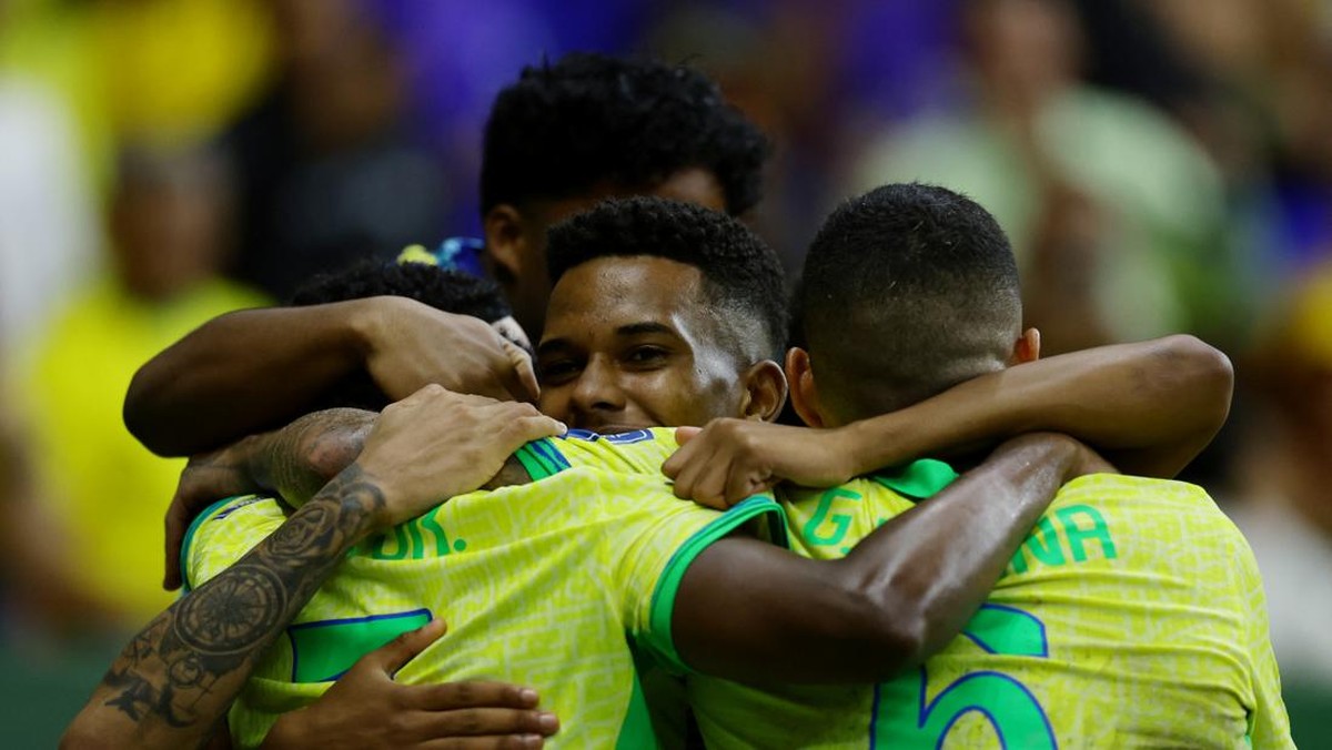 Timnas Brasil lega bisa mengalahkan Timnas Kolombia (REUTERS/Ueslei Marcelino)