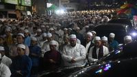 Ribuan Orang Ikuti Tradisi Malam Selikuran di Kelurahan Empang Kota Bogor
