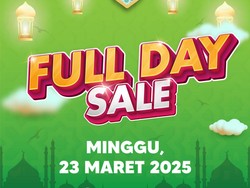Serbu Transmart Full Day Sale! Belanja Aneka Kebutuhan Diskon 50% + 20%!
