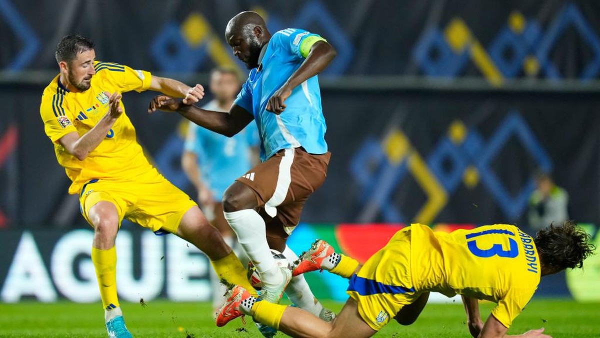 Belgia kalah 1-3 dari Ukraina di UEFA Nations League (Foto: NurPhoto via Getty Images/NurPhoto)