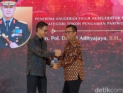 Kapolda Bali Daniel Adityajaya Raih Penghargaan Tokoh Pengaman Pariwisata Bali