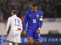 Kylian Mbappe gagal bikin gol di laga kontra Kroasia tersebut (AP)