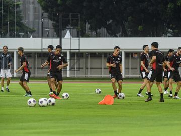Timnas Indonesia Berlatih Jelang Lawan Bahrain