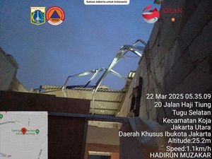 Angin Puting Beliung Terjang Koja Jakut, Rumah Warga Rusak