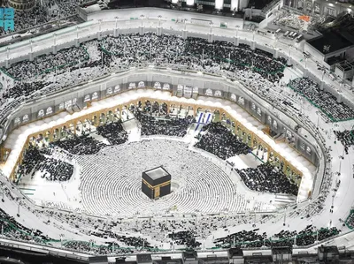 Potret Masjidil Haram Tanpa Crane