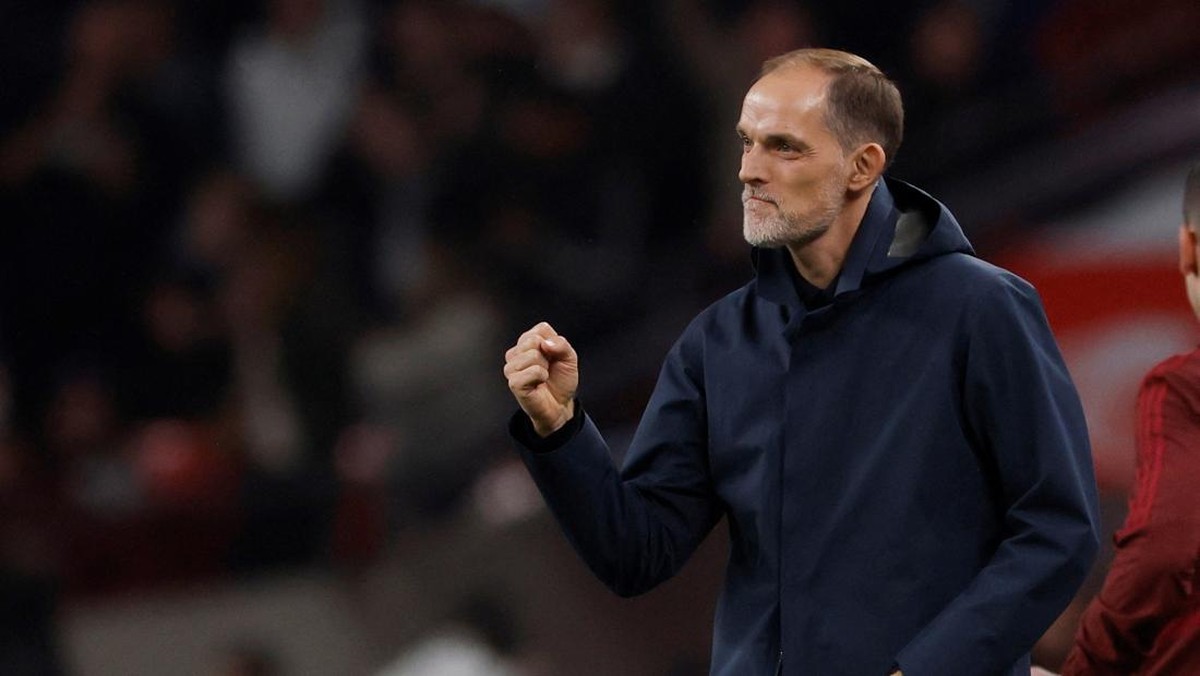 Pelatih Inggris Thomas Tuchel puas meski cuma menang 2-0 atas Albania (Action Images via Reuters/Andrew Couldridge)