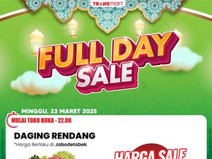 Lebaran Makan Rendang, Borong Daging Diskon di Transmart Full Day Sale Lebaran Makan Rendang, Borong Daging Diskon di Transmart Full Day Sale