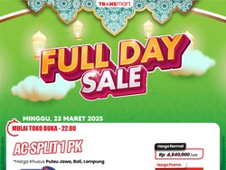 Beli AC Baru di Transmart Full Day Sale, Diskonnya Sampai Rp 1 Jutaan