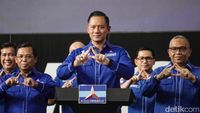 AHY Umumkan Pengurus Partai Demokrat 2025-2030