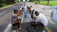 Jelang Arus Mudik, Jalur Pantura Dipasangi Pembatas