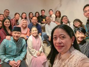 Puan Unggah Foto Selfie Bareng Gibran dan AHY di Ultah Didit Anak Prabowo Puan Unggah Foto Selfie Bareng Gibran dan AHY di Ultah Didit Anak Prabowo