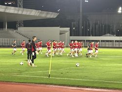 Timnas Indonesia Jalani Latihan Kedua di Stadion Madya