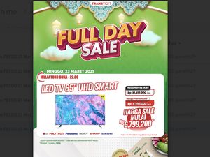 Diskon Jumbo Smart TV UHD 65 inch di Transmart Full Day Sale