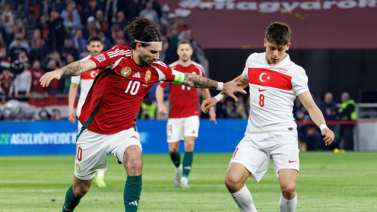Dominik Szoboszlai dan Arda Guler perang komentar di sosial media (Getty Images/Laszlo Szirtesi)