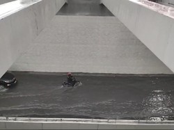 Solo Diguyur Hujan Deras, Underpass Joglo Sempat Tergenang