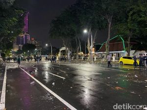 Pendemo Dipastikan Bubar Usai Disisir di Semua Titik Jalan Protokol