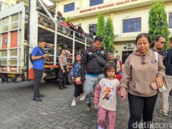 Semringah Peserta Valet and Ride Tiba di Semarang, Mudik Diantar Polisi