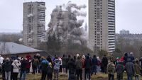 Perobohan 3 Apartemen di Skolatlandia Jadi Tontonan Warga