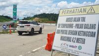 Potret Pembukaan Fungsional Jalan Tol IKN