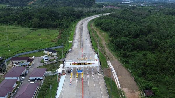 Potret Tol Padang-Sicincin Dibuka Fungsional Selama Mudik Lebaran