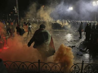 Ratusan Warga Turki Gelar Aksi Protes Penahanan Wali Kota Istanbul