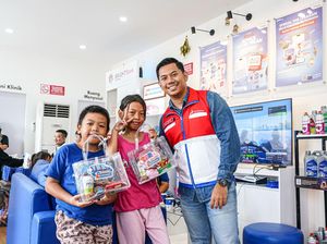 Ceriakan Momen Idul Fitri, Pertamina Bagikan THR kepada Anak-anak