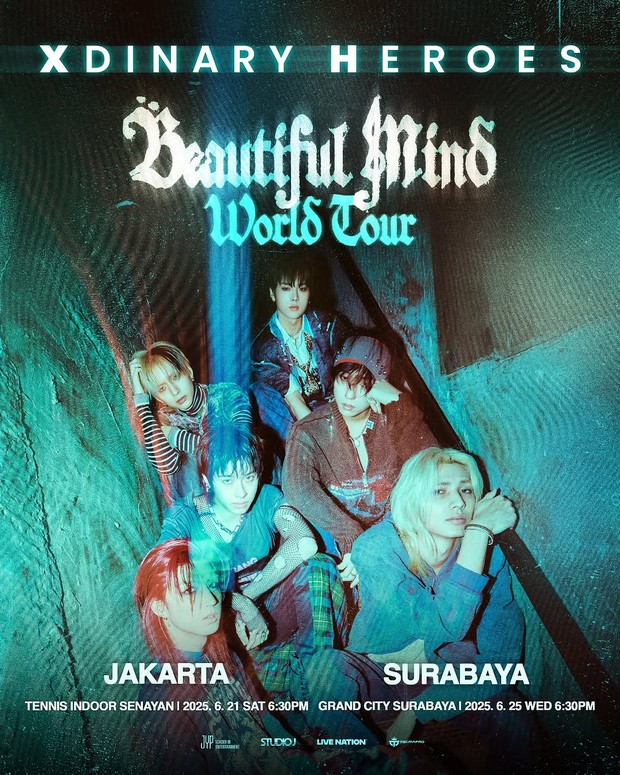 Poster konser Xdinary Heroes 'Beautiful Mind'