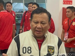 Prabowo Bersyukur Indonesia Kalahkan Bahrain: Mereka Berjuang Keras