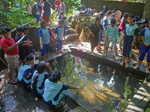 Puluhan Pelajar Asyik Belajar Mengenal Alam di Pegunungan Menoreh