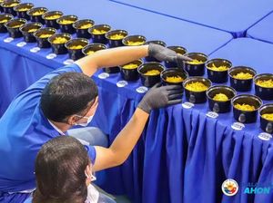 Keren! Rekor Deretan Mangkuk Mie Terpanjang di Dunia Dipecahkan