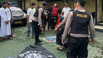 Polisi Amankan 21 Remaja Usai Konvoi Motor Liar di Jakpus