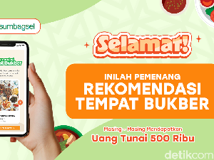Selamat! Ini 2 Pemenang Rekomendasi Tempat Bukber di Bali Berhadiah Rp 1 Juta Selamat! Ini 2 Pemenang Rekomendasi Tempat Bukber di Bali Berhadiah Rp 1 Juta