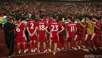 Indonesia harus amankan posisi ketiga atau keempat, demi lanjut ke ronde keempat Kualifikasi Piala Dunia 2026. Untuk kejar Australia terasa berat (Rifkianto Nugroho/detikSport)