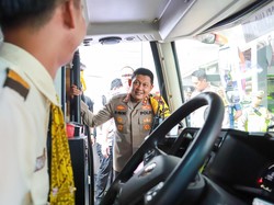 Polda Jateng Hadirkan Pre-Departure Inspection Gratis di Terminal Mangkang