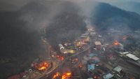 Kebakaran Hutan di Korsel Merambat ke Pemukiman, 15 Orang Tewas